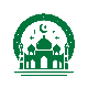 Green color Mosque vector design